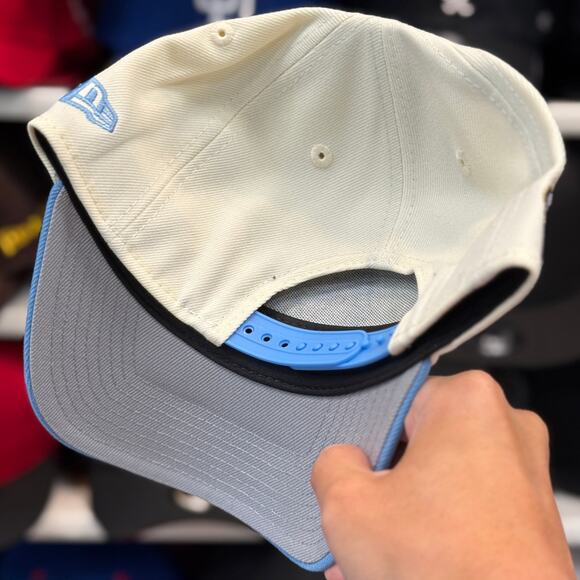 New Era Charros de Jalisco 'Campeones' A-Frame 9FORTY Snapback Ivory/Baby Blue - Picture 4 of 4